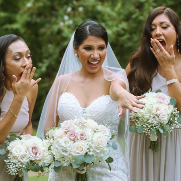 White and Pink Romance Bridal Bouquet
